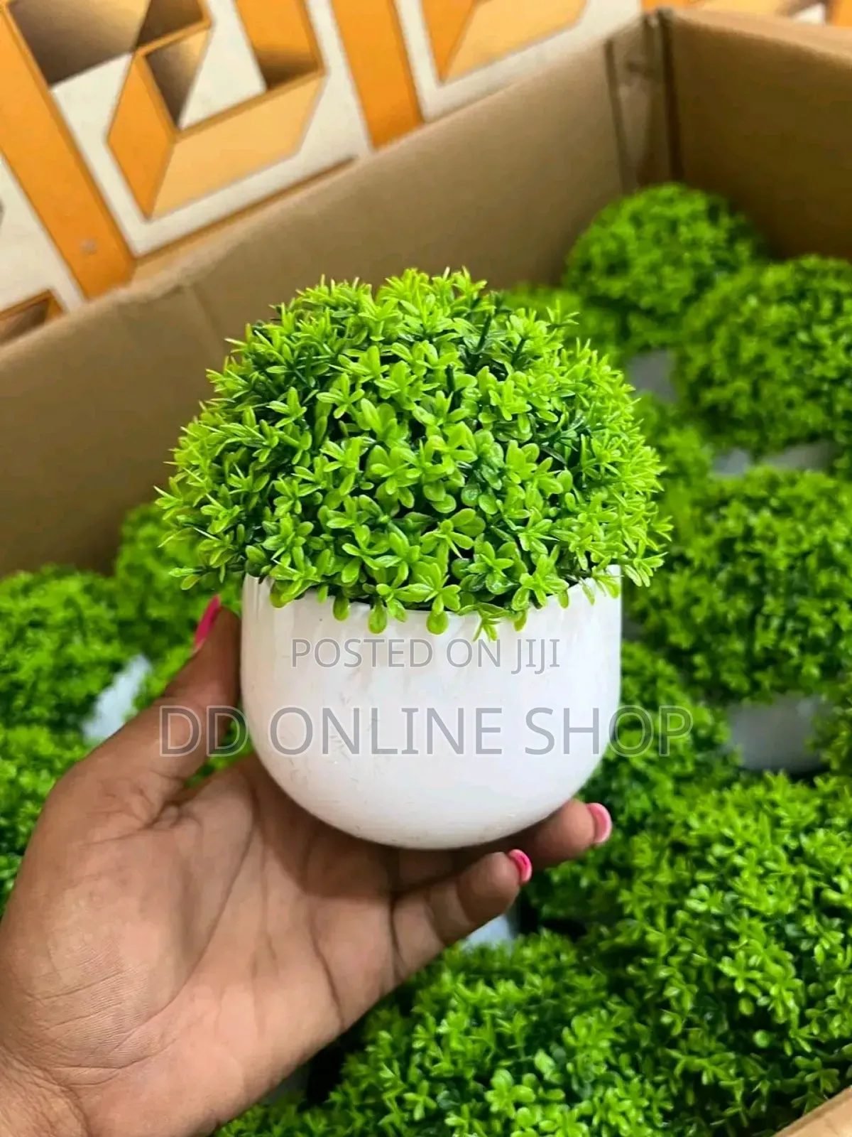 Fake Plants for Bathroom/Home Office Decor, Small Artificial.