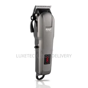 Raf R.400 Rechargeable Hair Clipper With a Digital Display