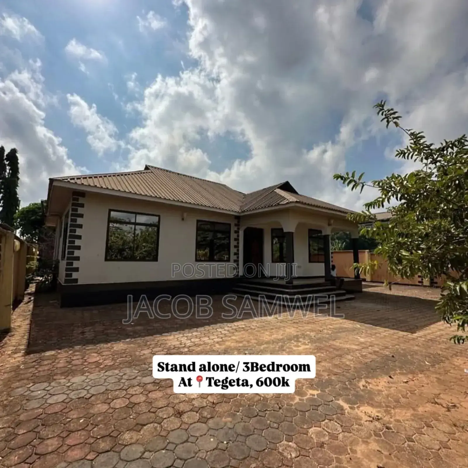 3bdrm House in Tegeta Wazo, Kinondoni for rent