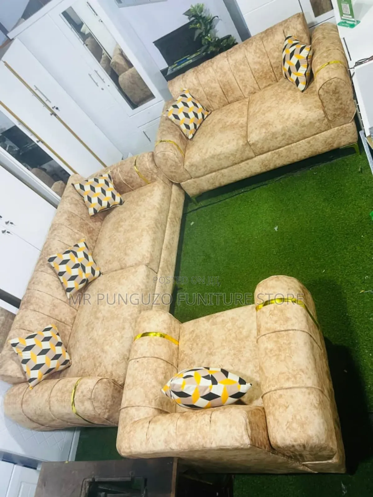 Sofa Set Full Fible and Spring 3.2.1
