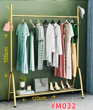 Golden Cloth Rack -Ym032