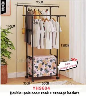 Free Standing Garment Rack for Cloth Organizer -Yh9604