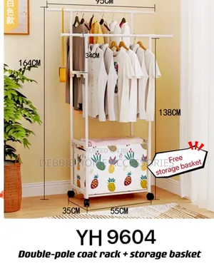 Free Standing Garment Rack for Cloth Organizer -Yh9604