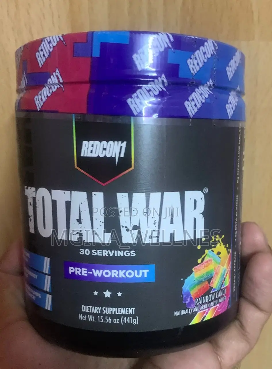 Redcon1 Total War Pre-Workout 441g, Enhance Endurance,