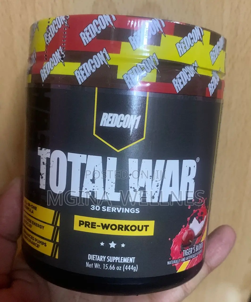Redcon1 Total War Pre-Workout 441g, Enhance Endurance,