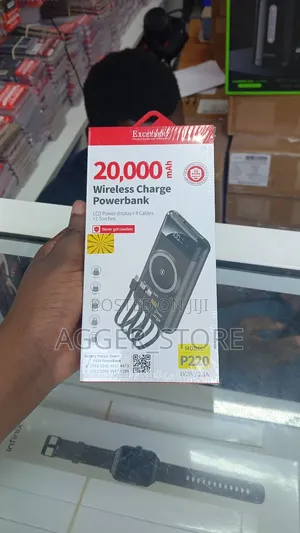 Excellent 20000mah Wireless Charge Powerbank (With Usbs)