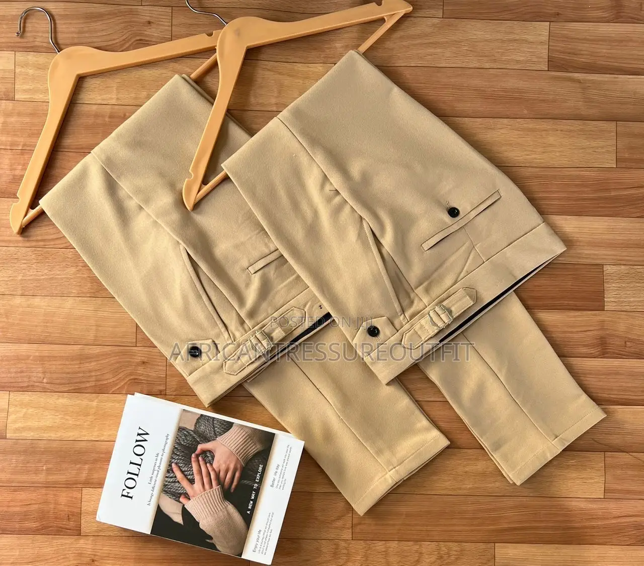 Trouser Available Cotton Texture Classic Fitwear Collection Size 30-36