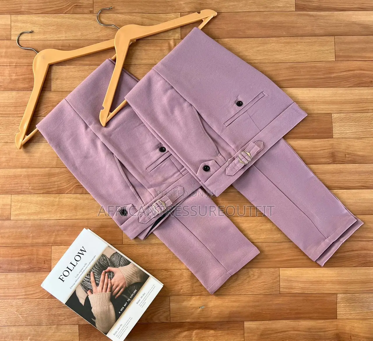 Trouser Available Cotton Texture Classic Fitwear Collection Size 30-36