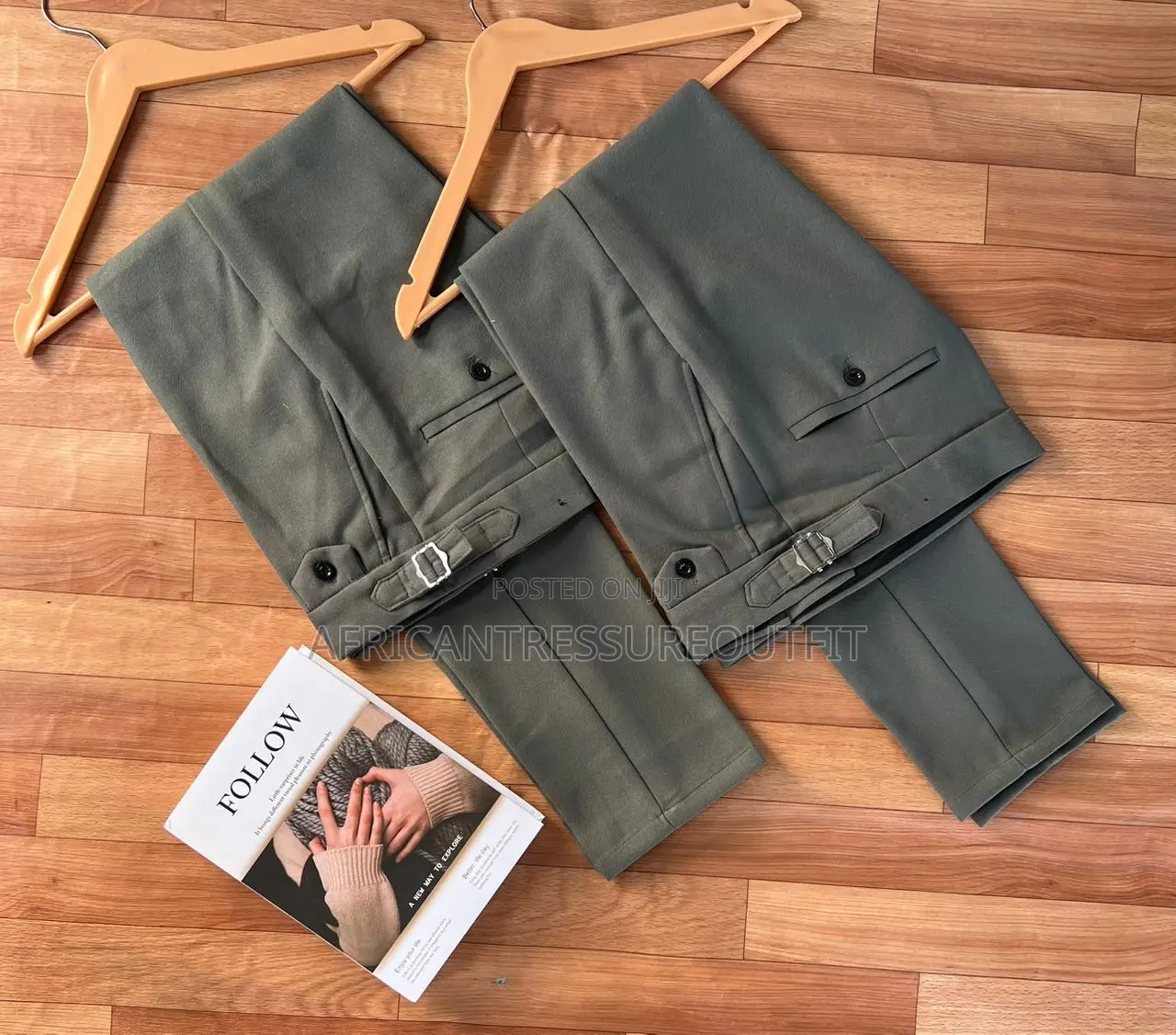 Trouser Available Cotton Texture Classic Fitwear Collection Size 30-36