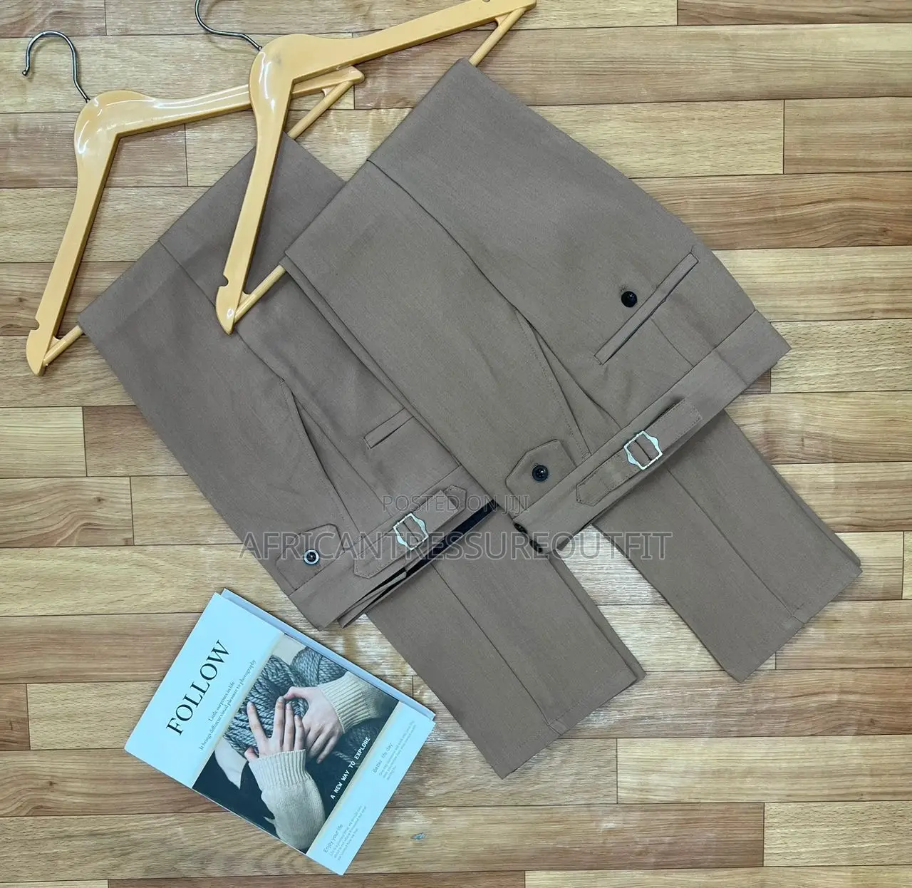 Trouser Available Cotton Texture Classic Fitwear Collection Size 30-36