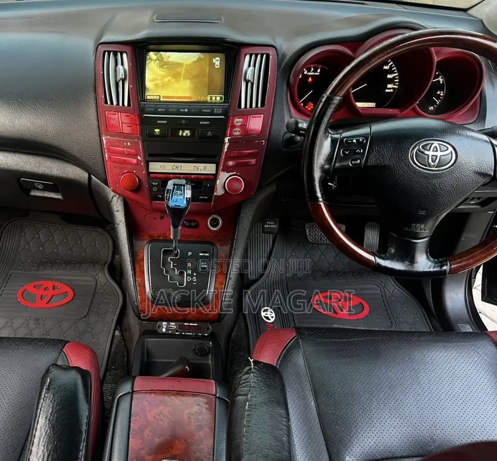 Toyota Harrier 2007 Maroon