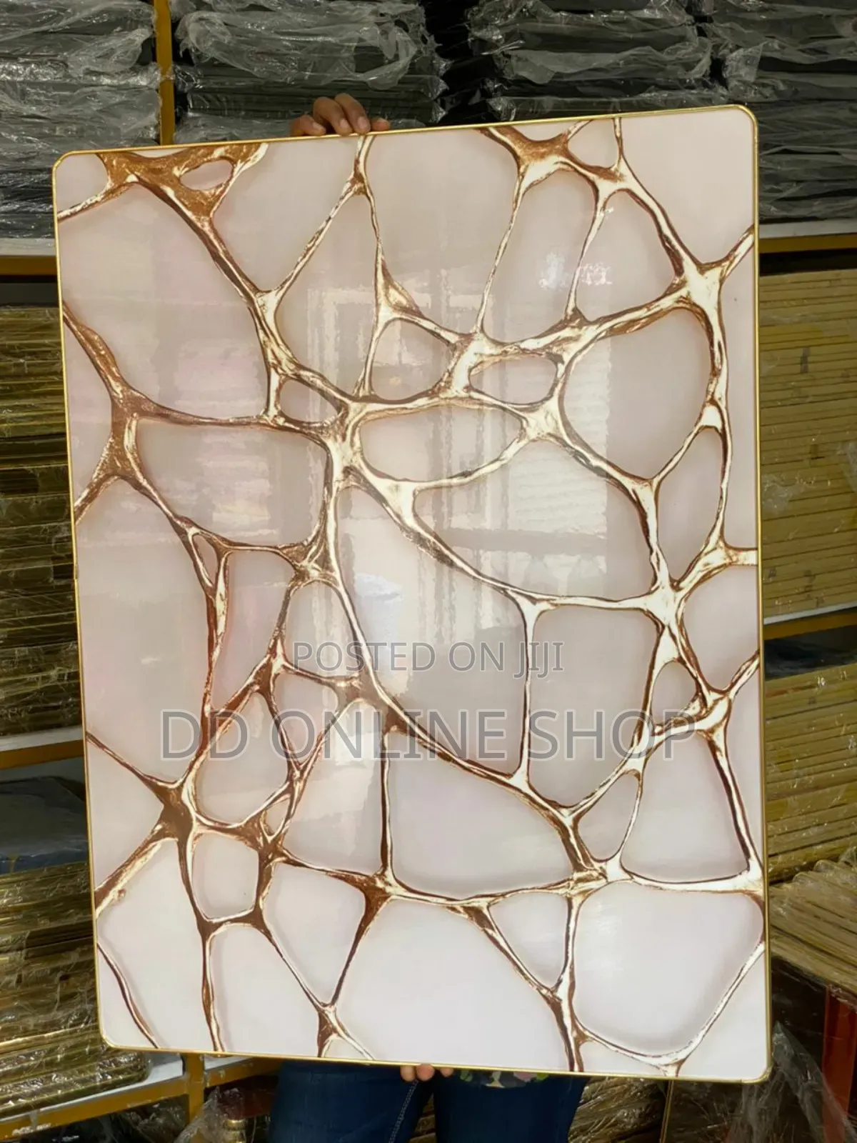 Luxury Crystal Wall Acrylic Painting/Stoned Art Frame.