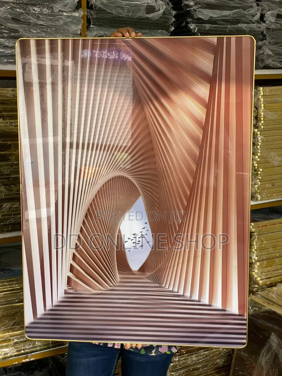 Luxury Crystal Wall Acrylic Painting/Stoned Art Frame.