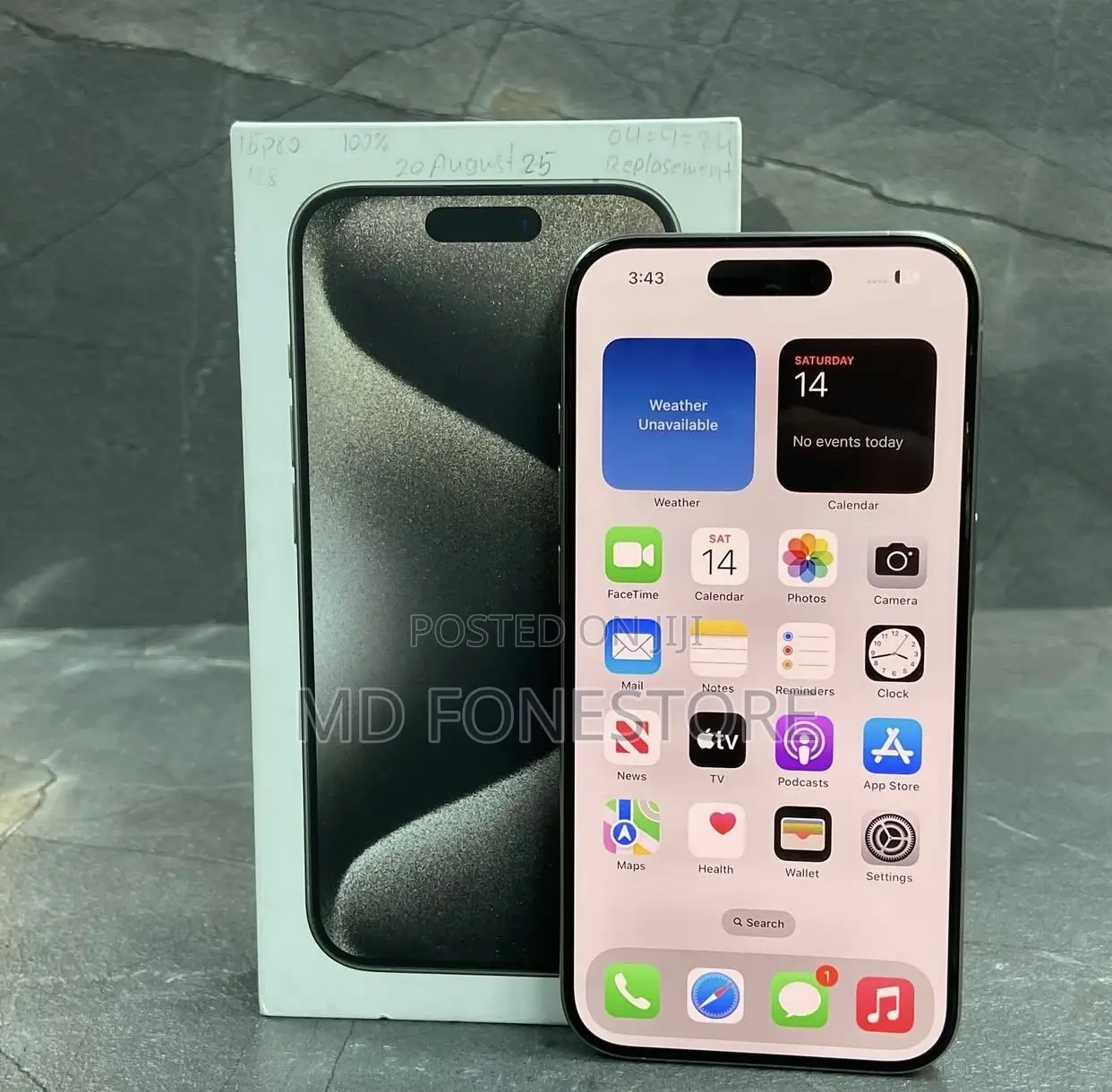 New Apple iPhone 15 Pro 256 GB Silver