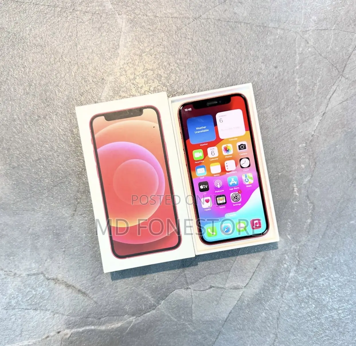 New Apple iPhone 12 64 GB Red