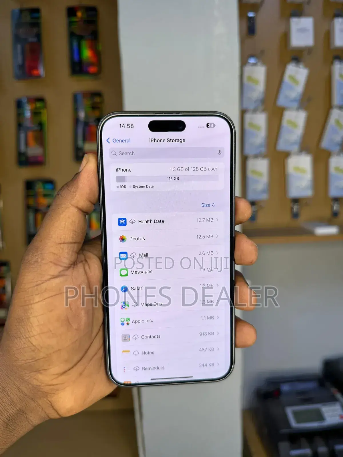 Apple iPhone 15 Plus 128 GB Black