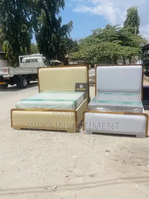 Frame Mninga Bedsofa Yenye Frame Yenye Mbao Mninga Size 5/6 Mpya