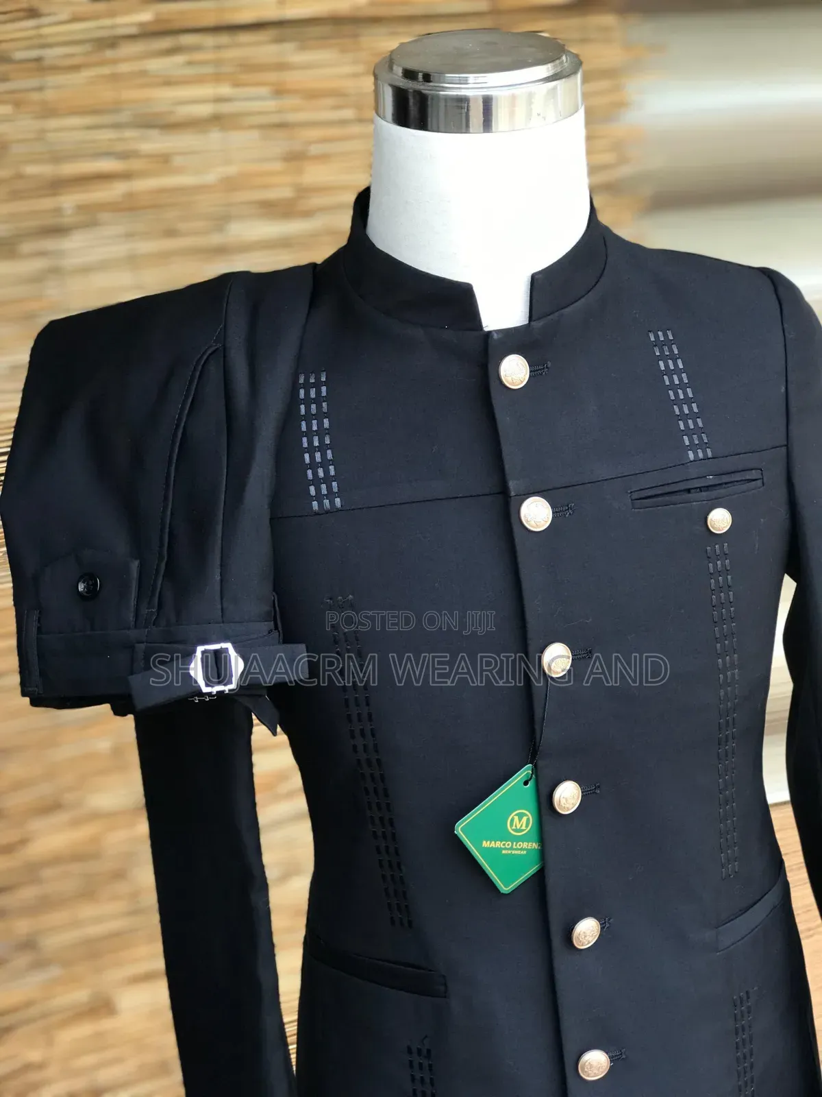 Black Zipped on Kaunda Suits