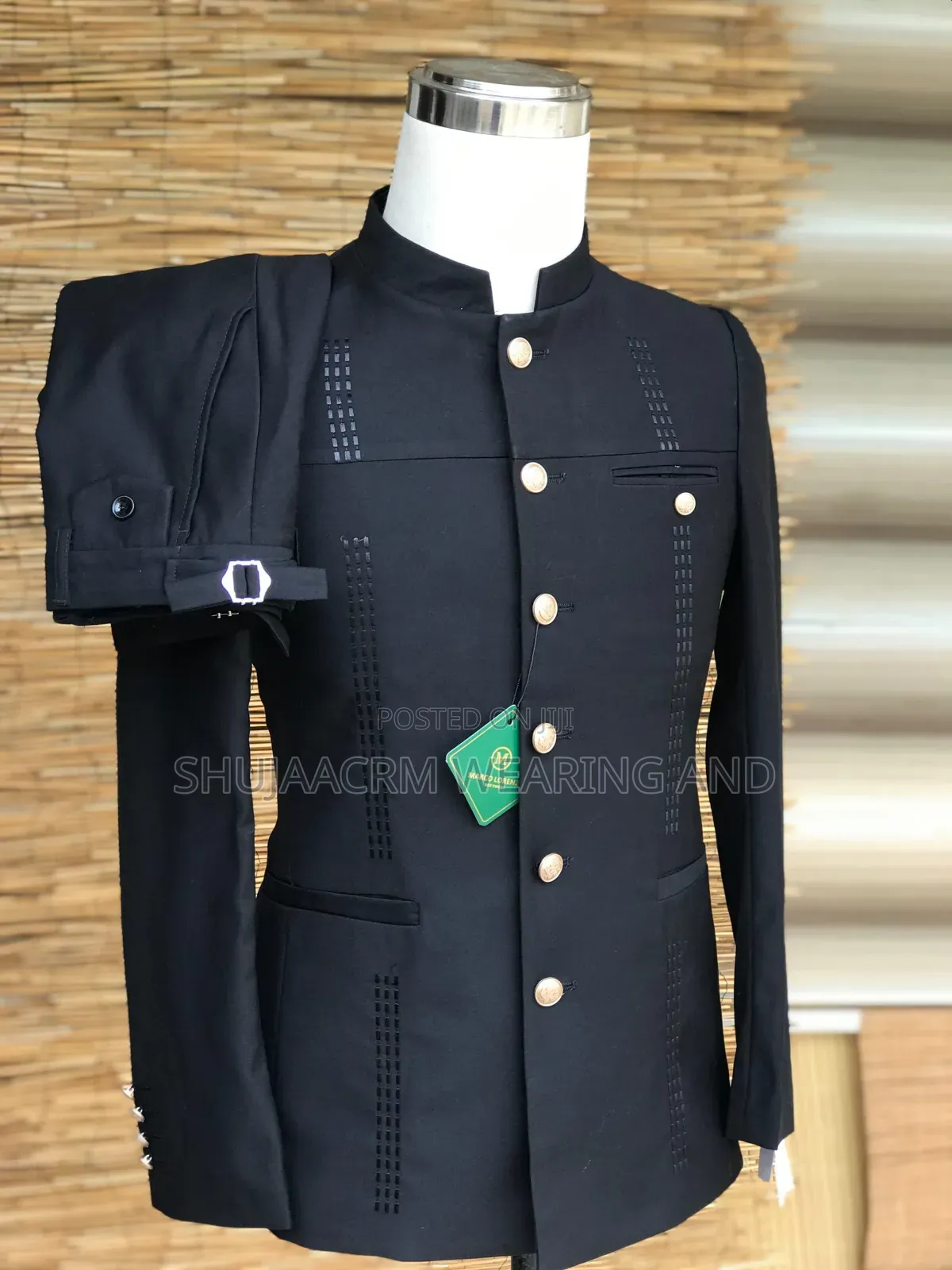 Black Zipped on Kaunda Suits