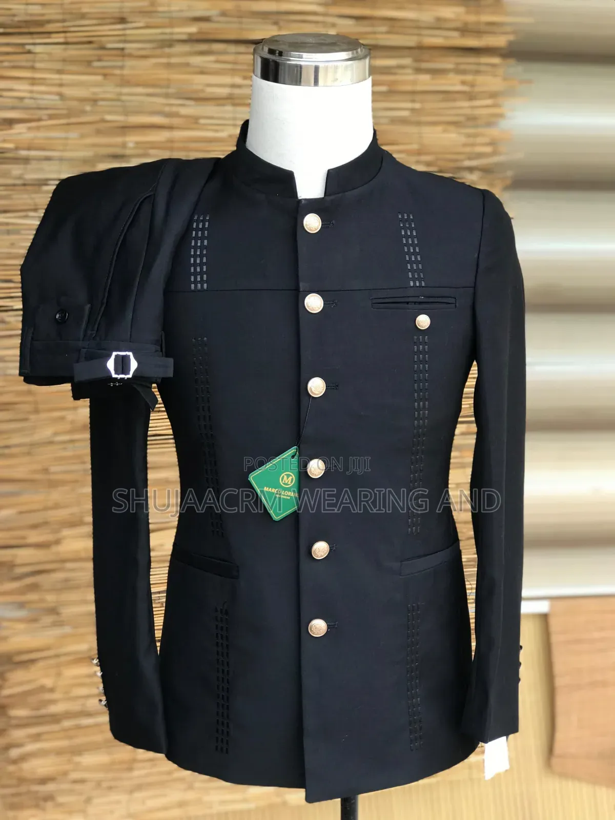 Black Zipped on Kaunda Suits