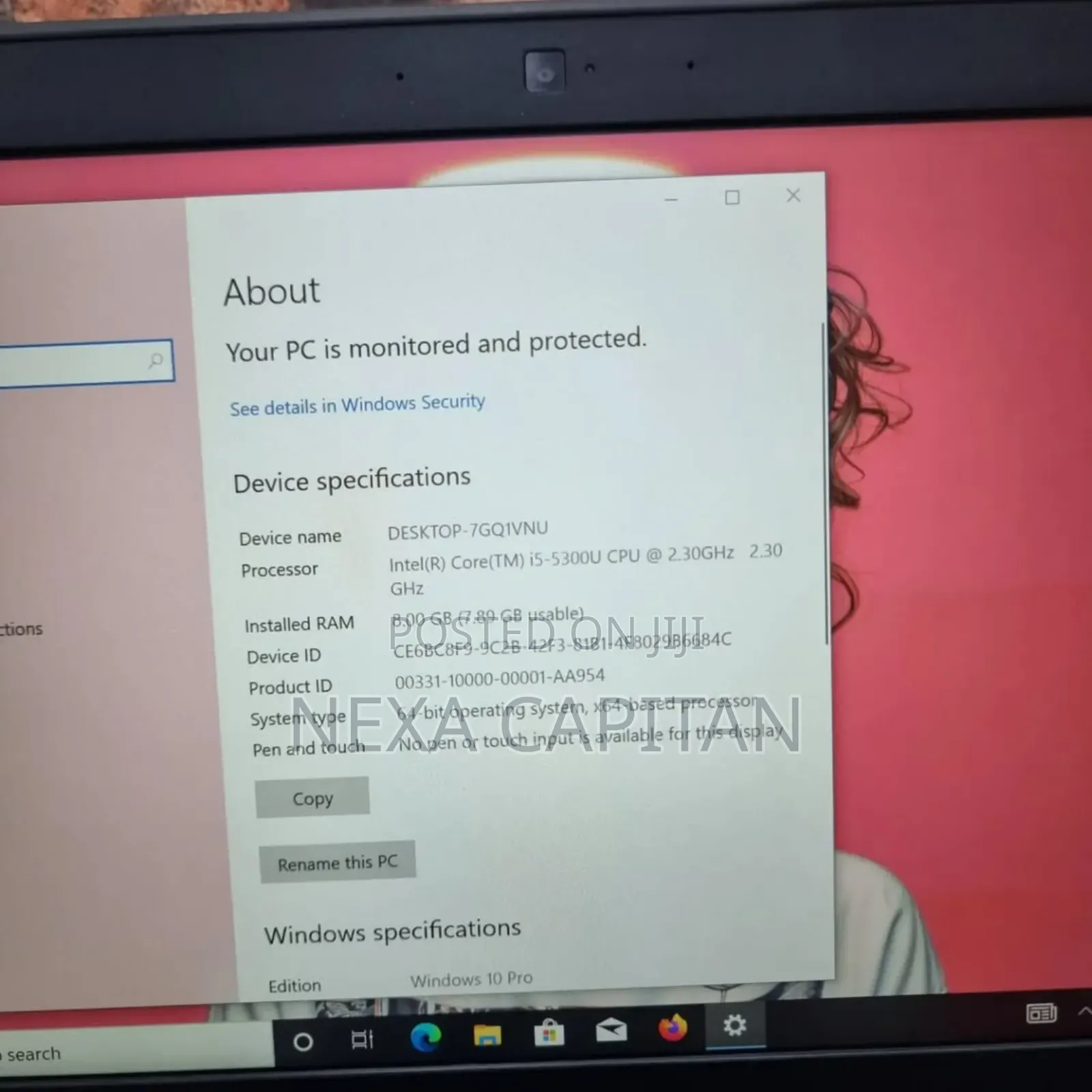 Laptop Dell Latitude 7400 8GB Intel Core I5 HDD 500GB