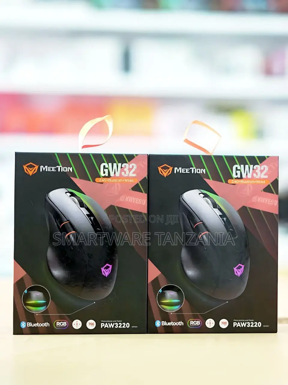 Meetion Gw32 Three-Mode Gaming Ergonomic Mouse