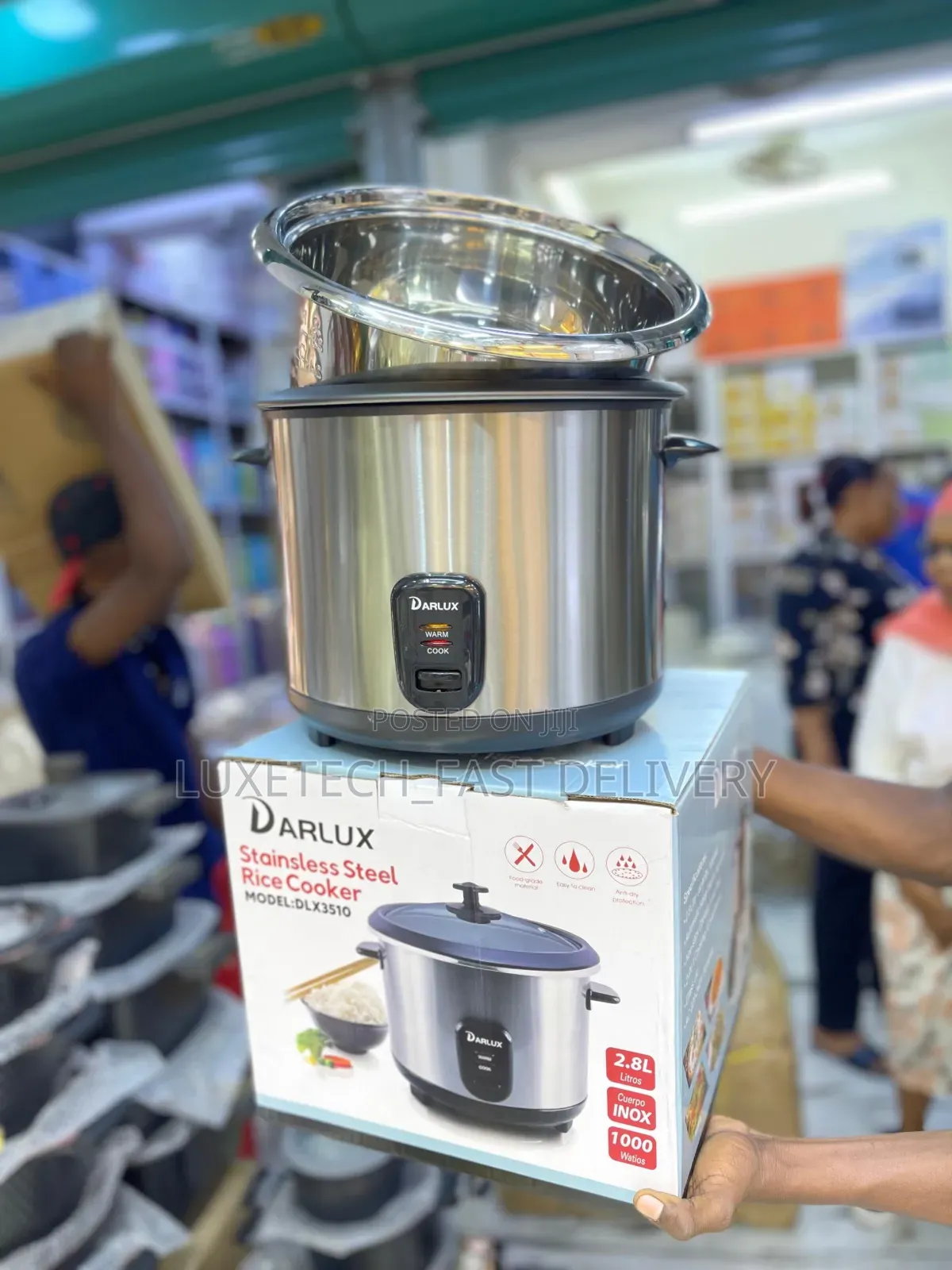 Electric Rice Cooker 2.8l With 2 Pots (Sufuria 2)