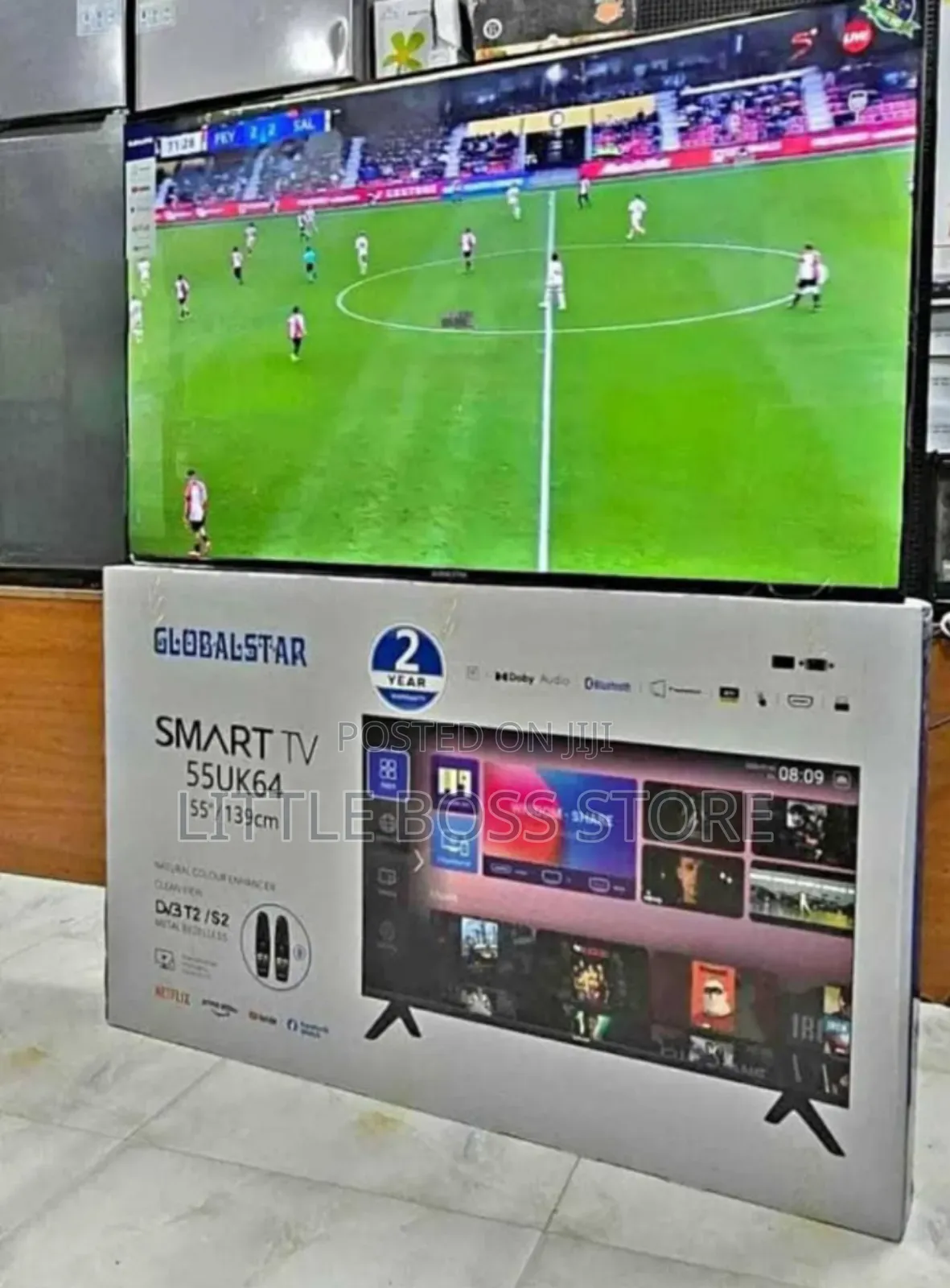Global Star Smart Tv "55" (Frameless)