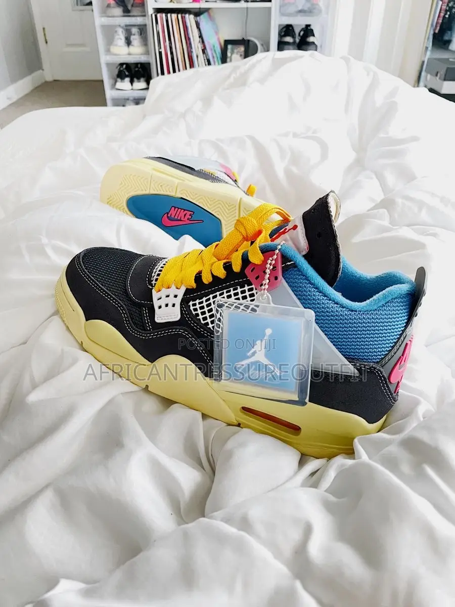 Jordan 4 Union Available Leather Faux Collection Available Size 40–45