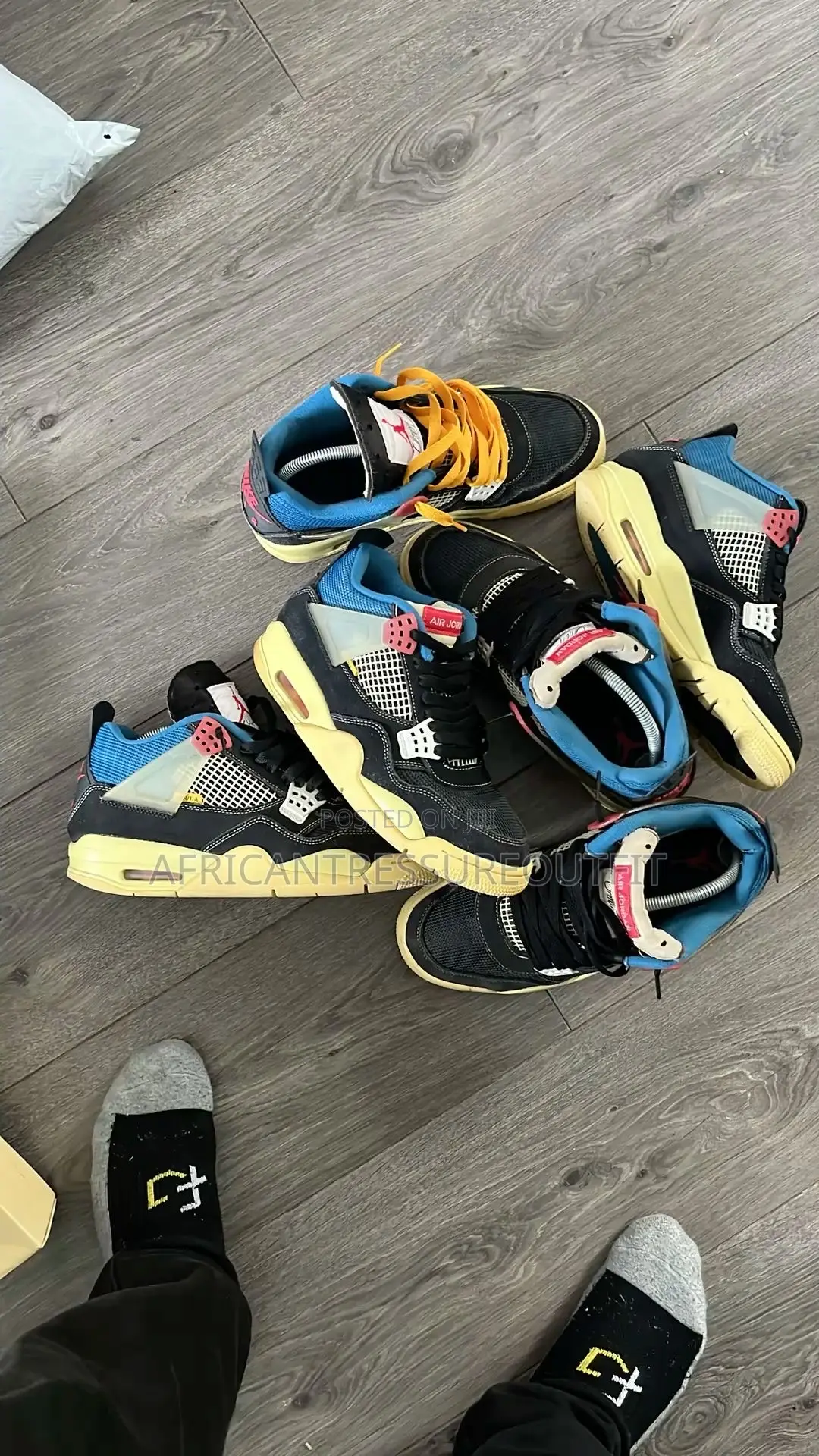 Jordan 4 Union Available Leather Faux Collection Available Size 40–45