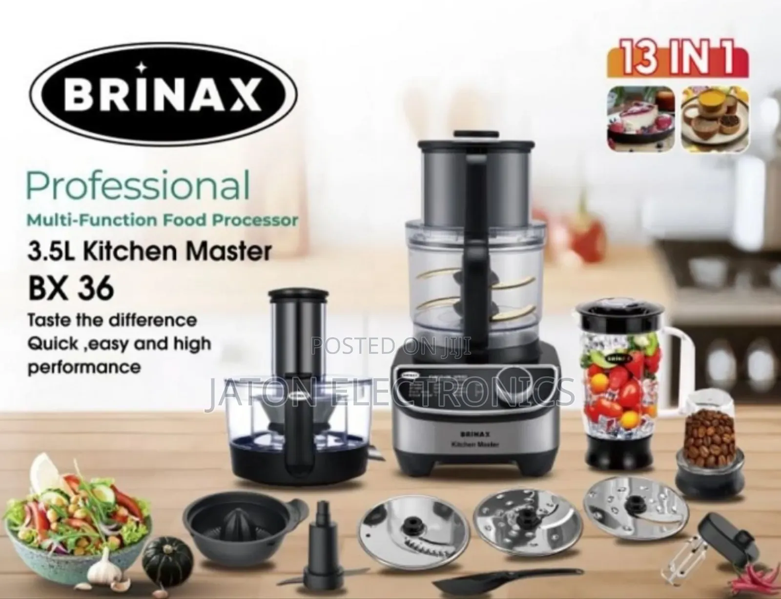 Brinax Kitchen Master 3.5l, 13in1 Bx36