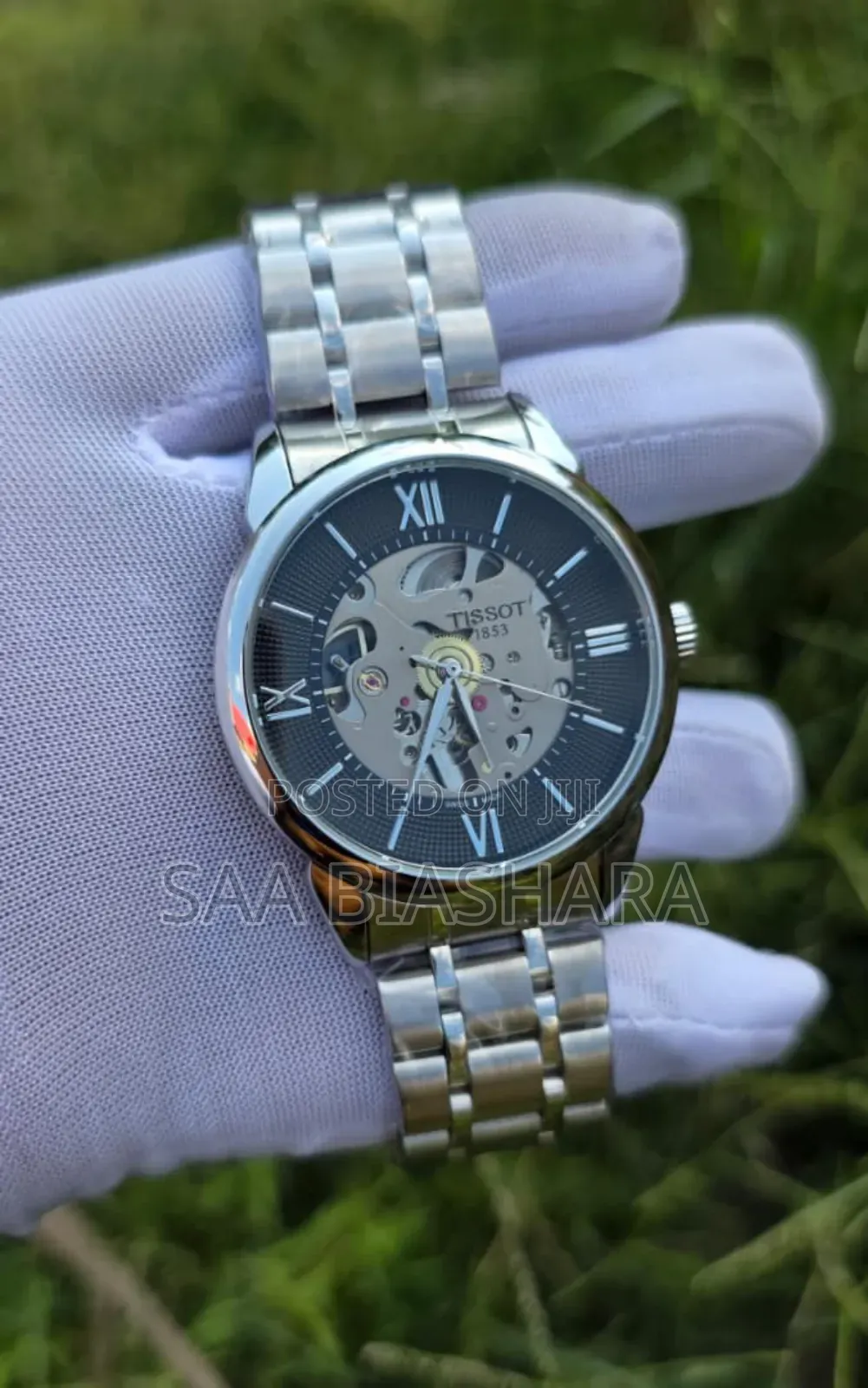 Tissot Automatic Watch Silver and Black 1853