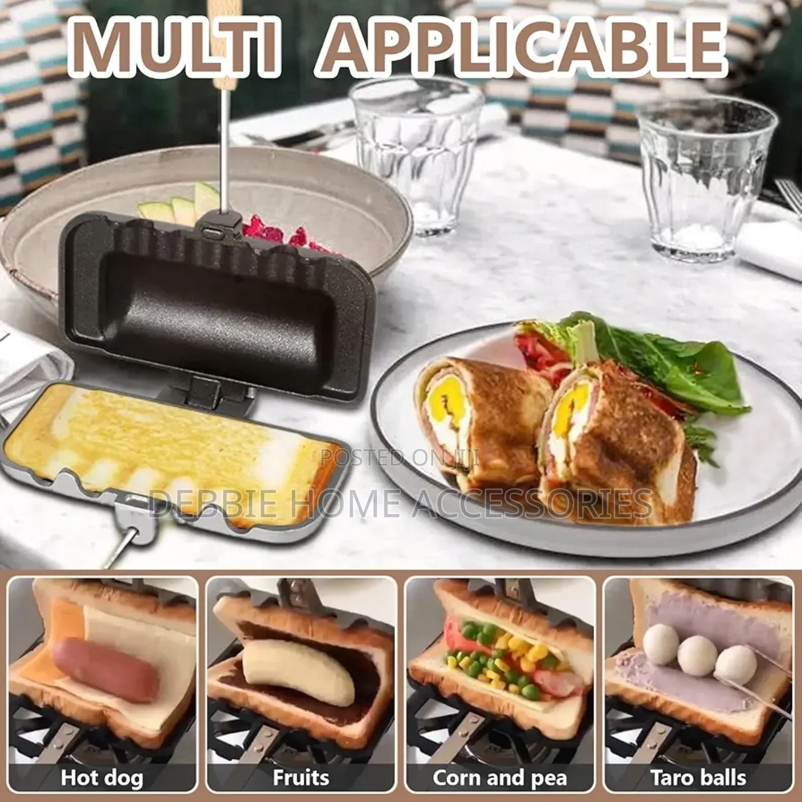 Double Sided Sandwich Frying Pan