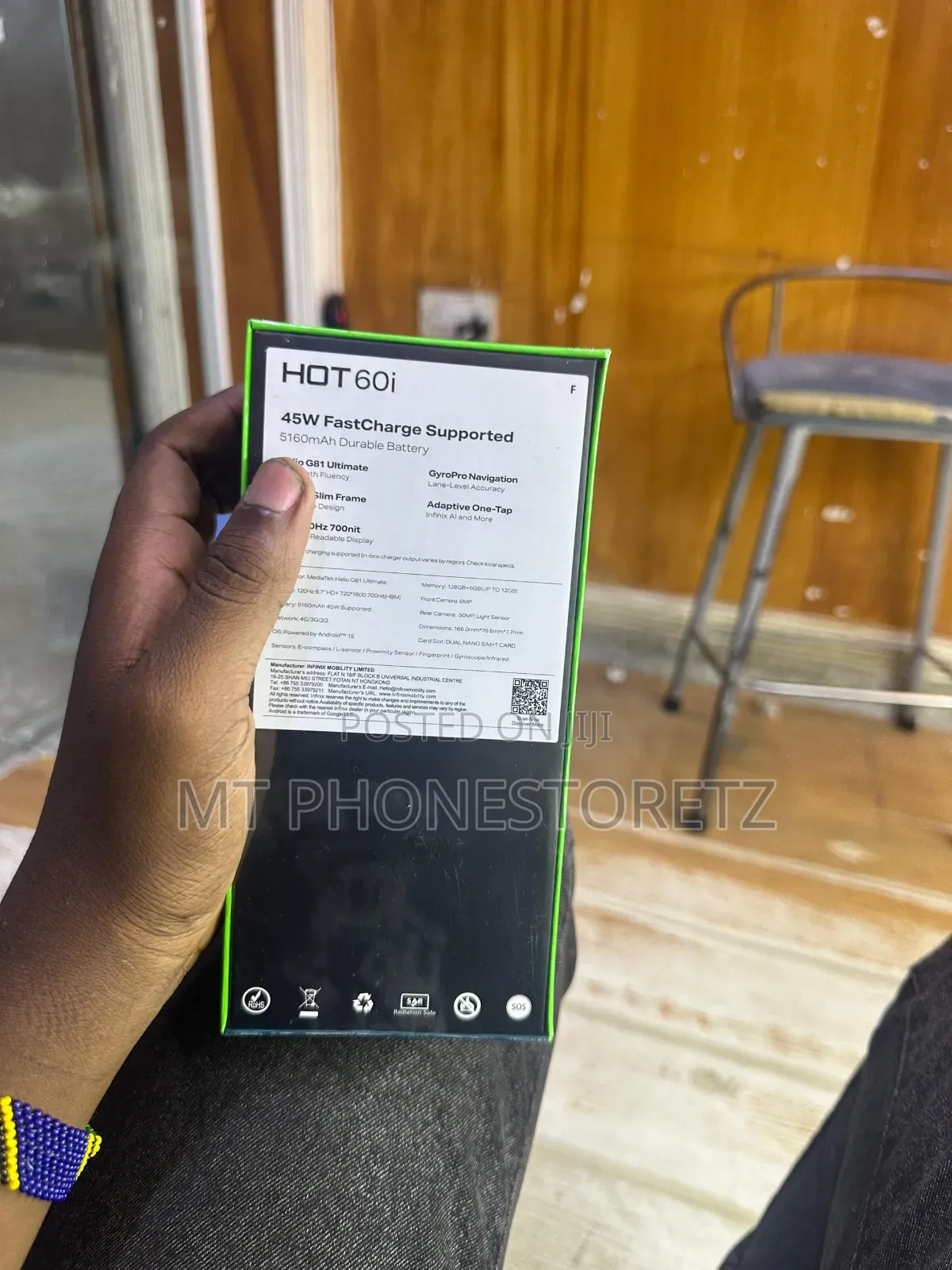 New Infinix Hot 60i 128 GB