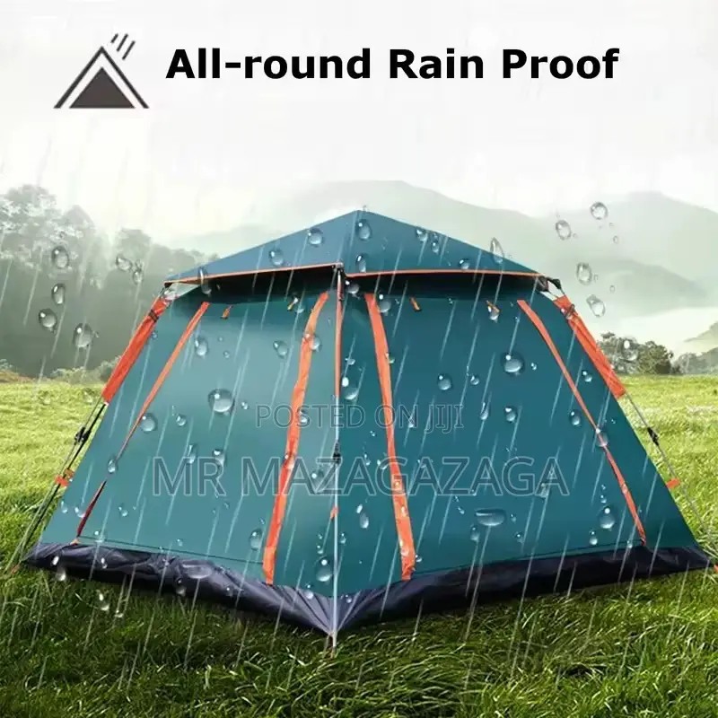 Camping Tent 6 Peoples With Canopy