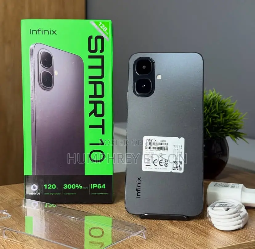 New Infinix Smart 10 128 GB Black