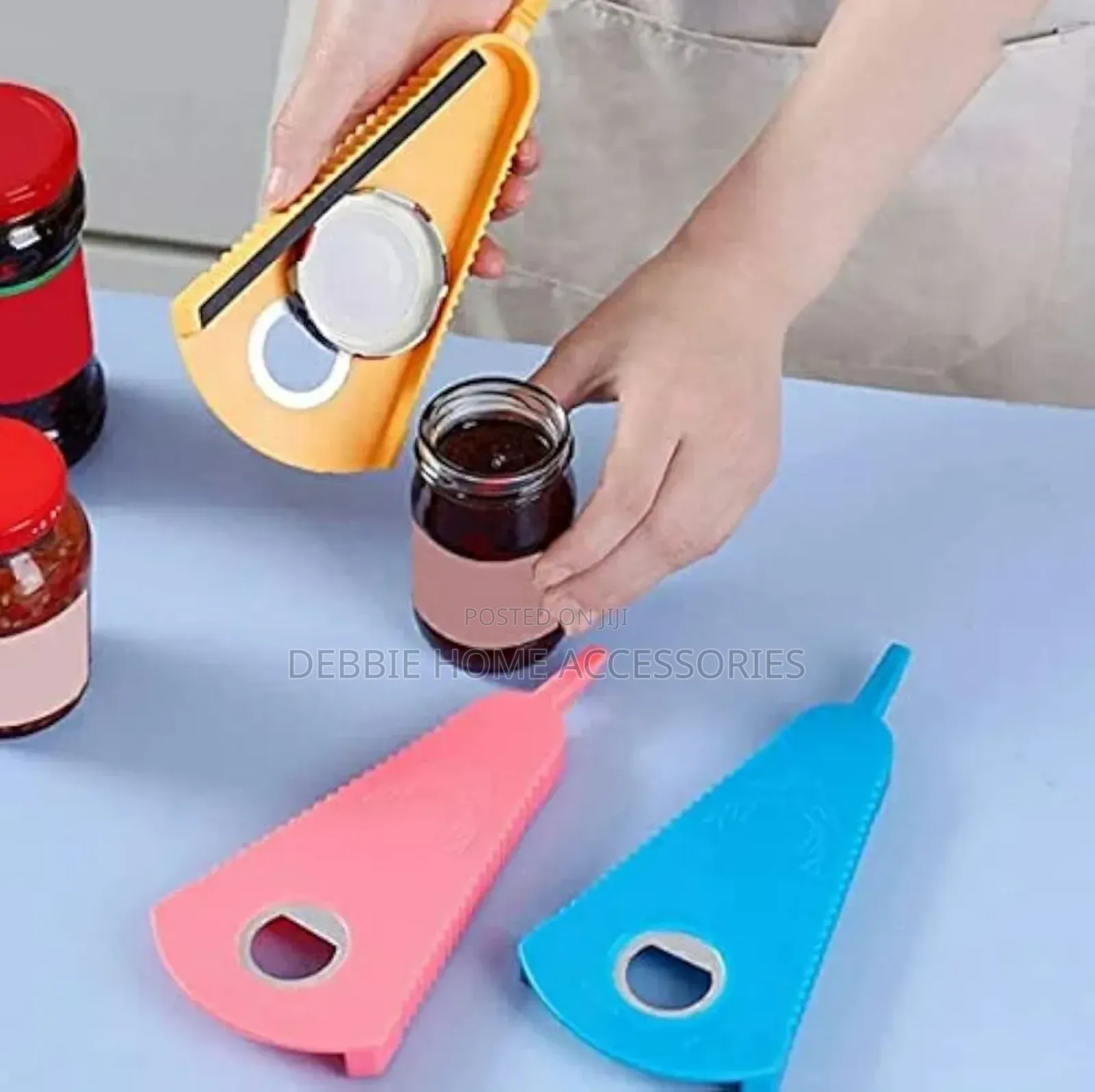 Multifunctional Jar and Bottle Opener.
