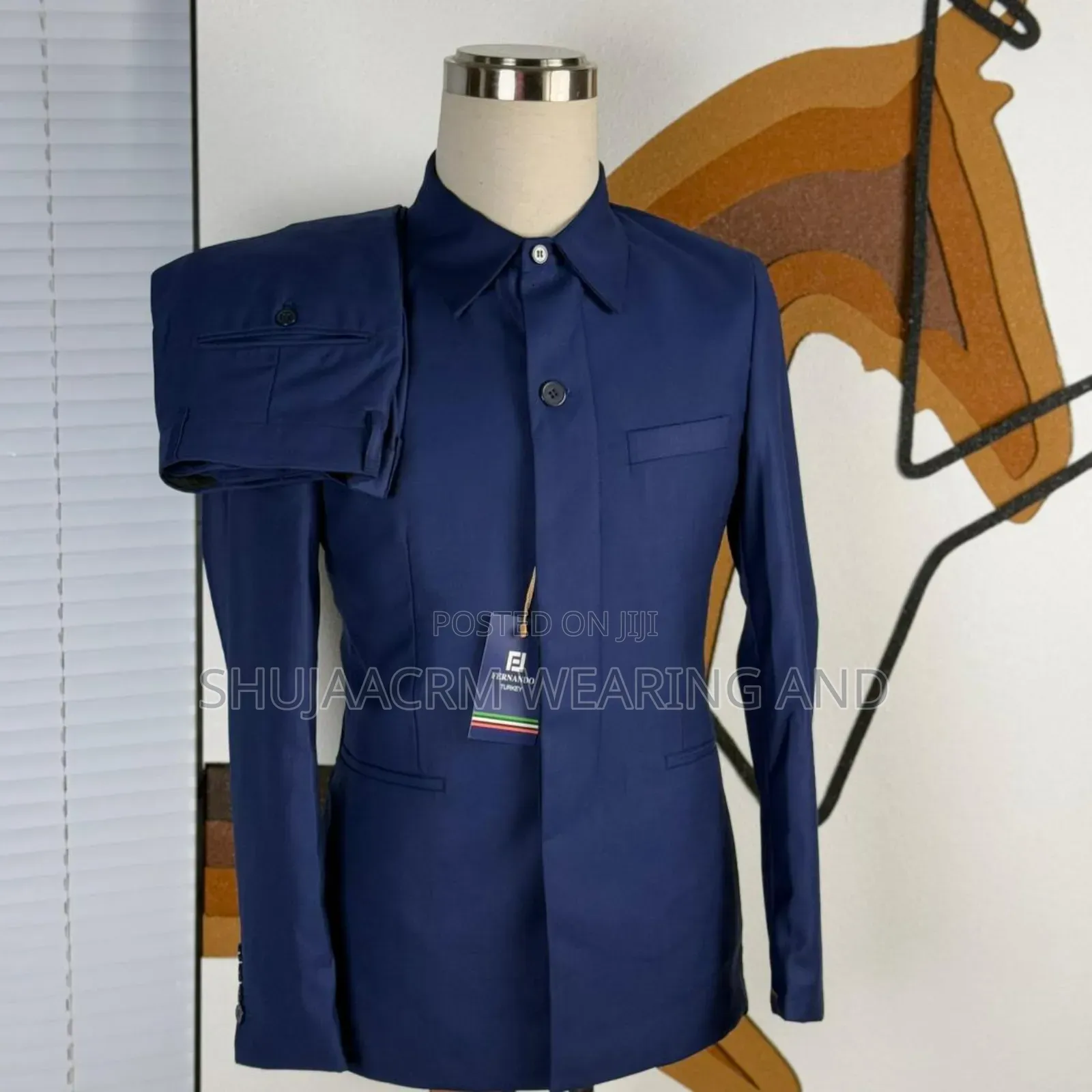 Two Button Kaunda Suti
