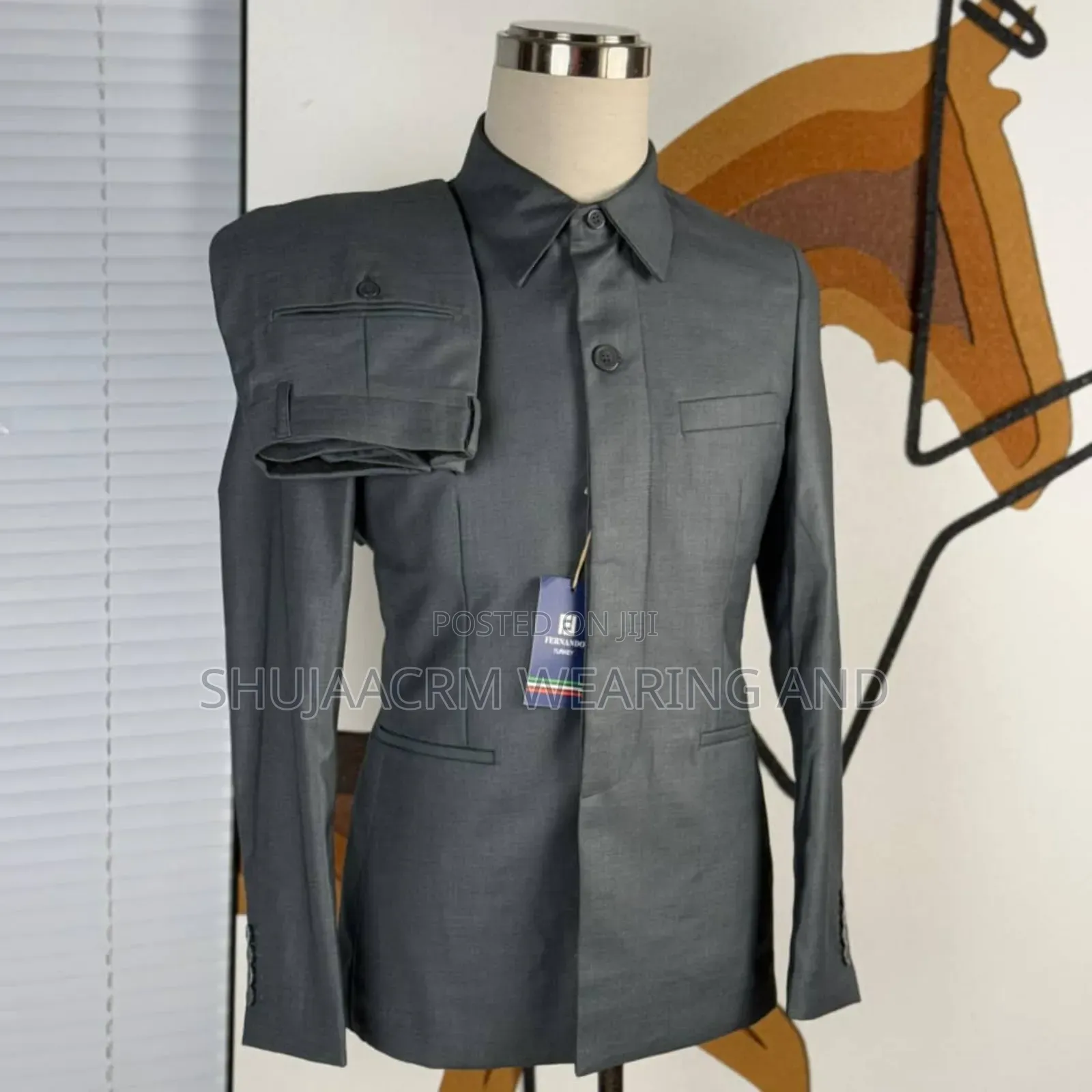 Two Button Kaunda Suti