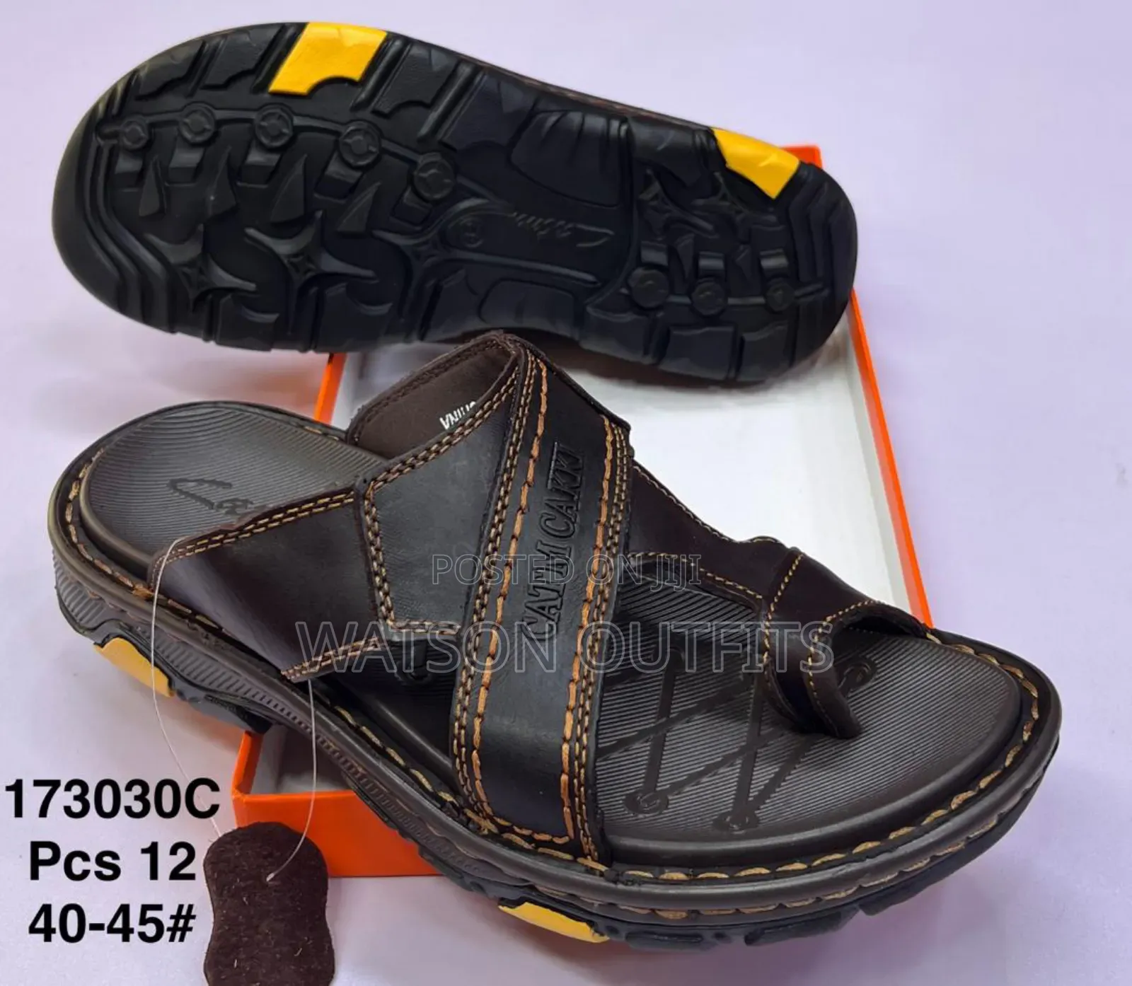 Men's Sandals Completely Leathered and Smartly Looking
