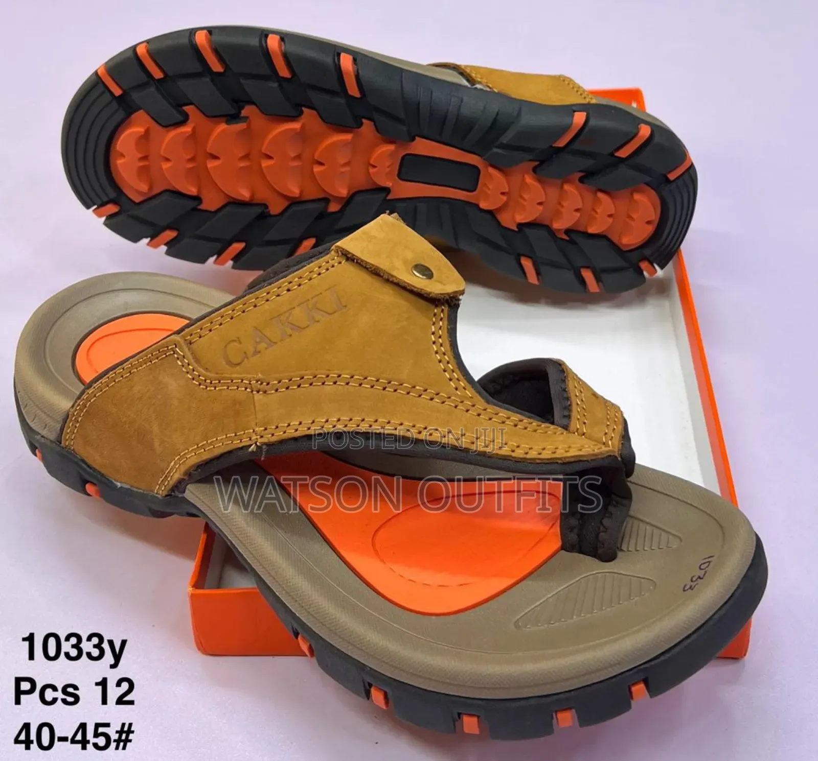 Men's Sandals Completely Leathered and Smartly Looking