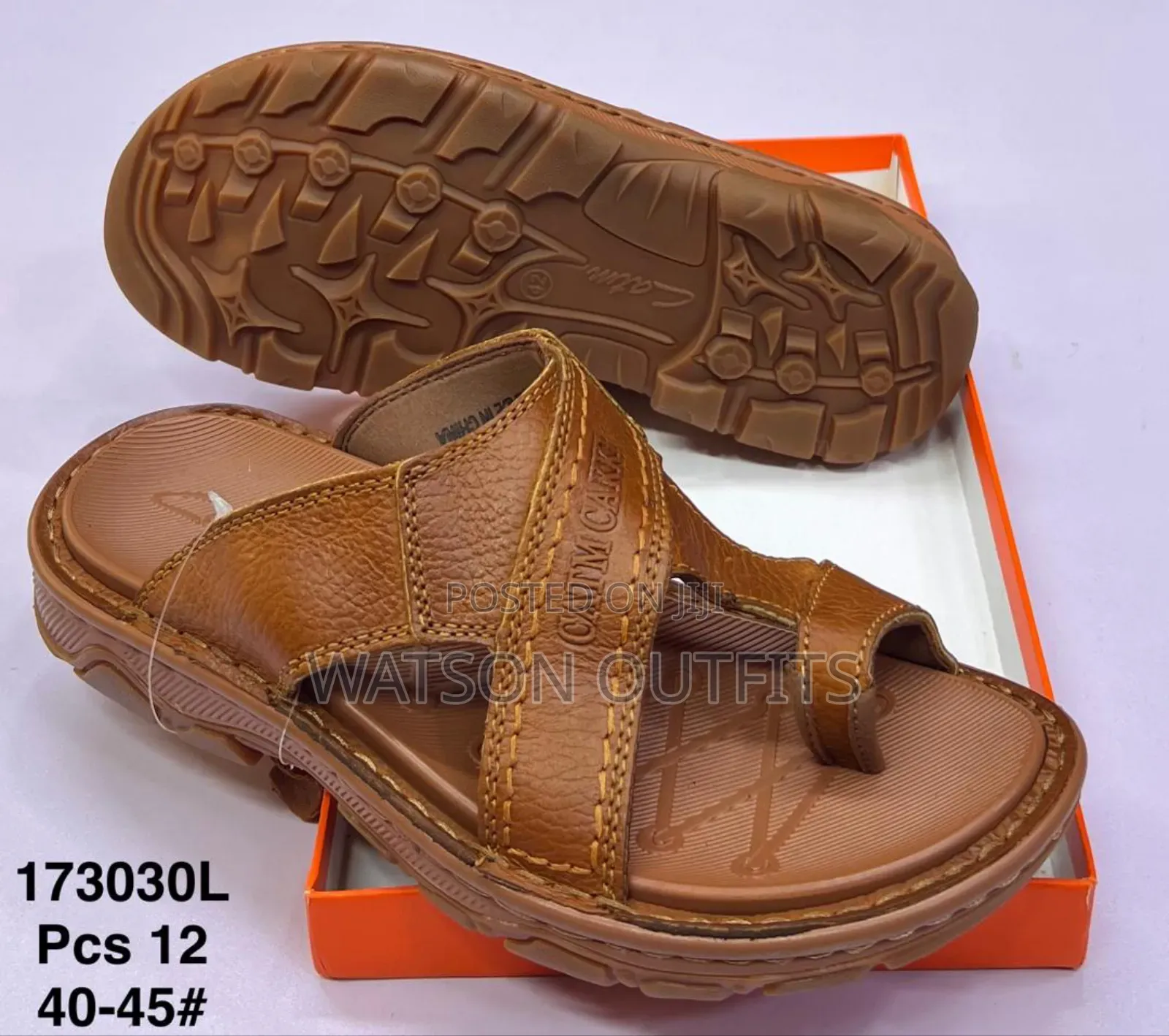 Men's Sandals Completely Leathered and Smartly Looking