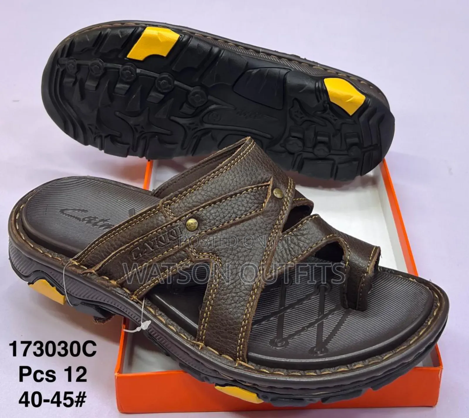 Men's Sandals Completely Leathered and Smartly Looking