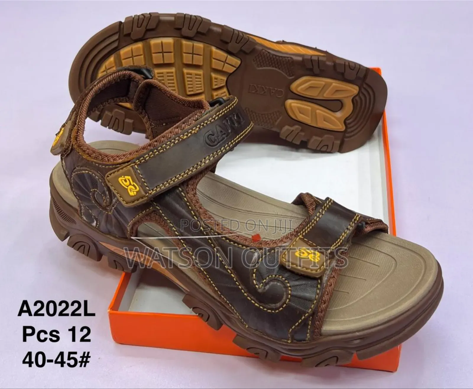Men's Sandals Completely Leathered and Smartly Looking
