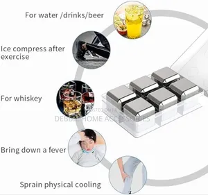 Reusable Ice Cubes Metal Stainless Steel