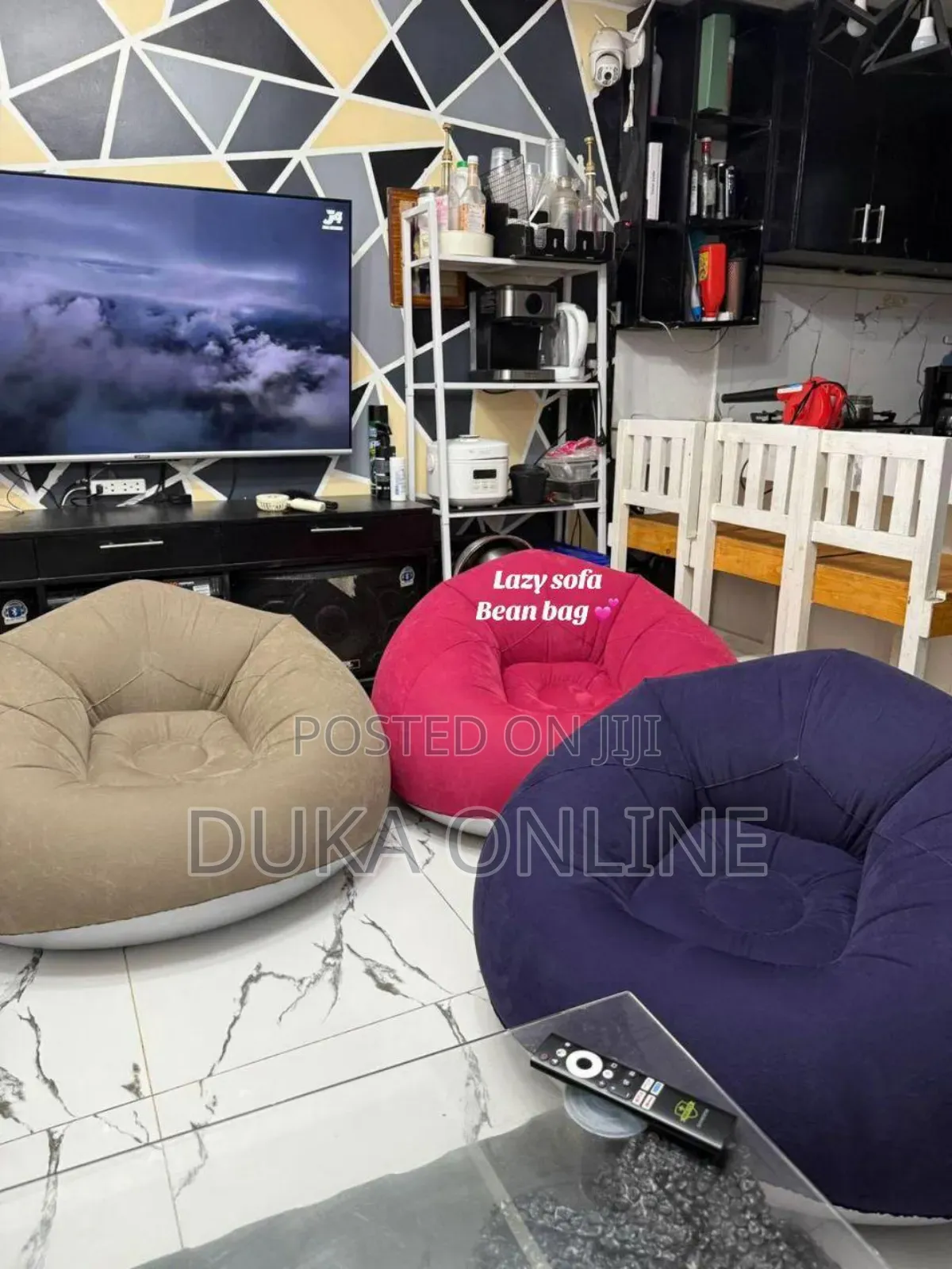 Inflatable Bean Bag Cozy Sofa*