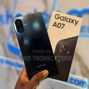 New Samsung Galaxy A07 4G 64 GB Black