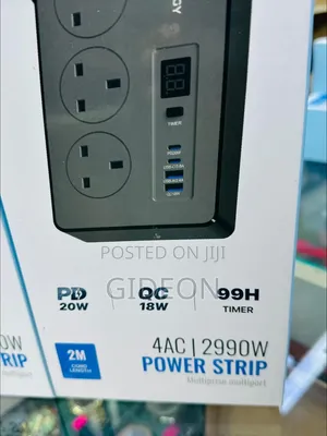 Powerology Power Strip Multiprise Multiport