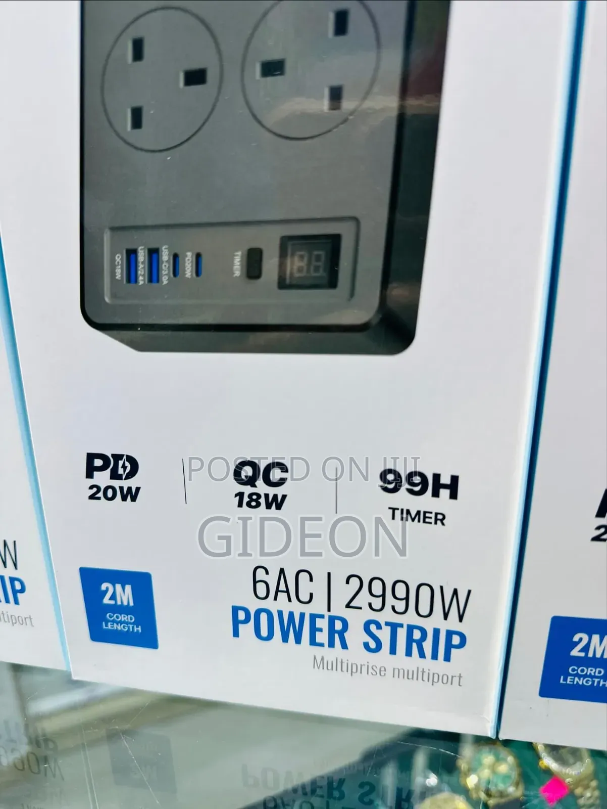 Powerology Power Strip Multiprise Multiport