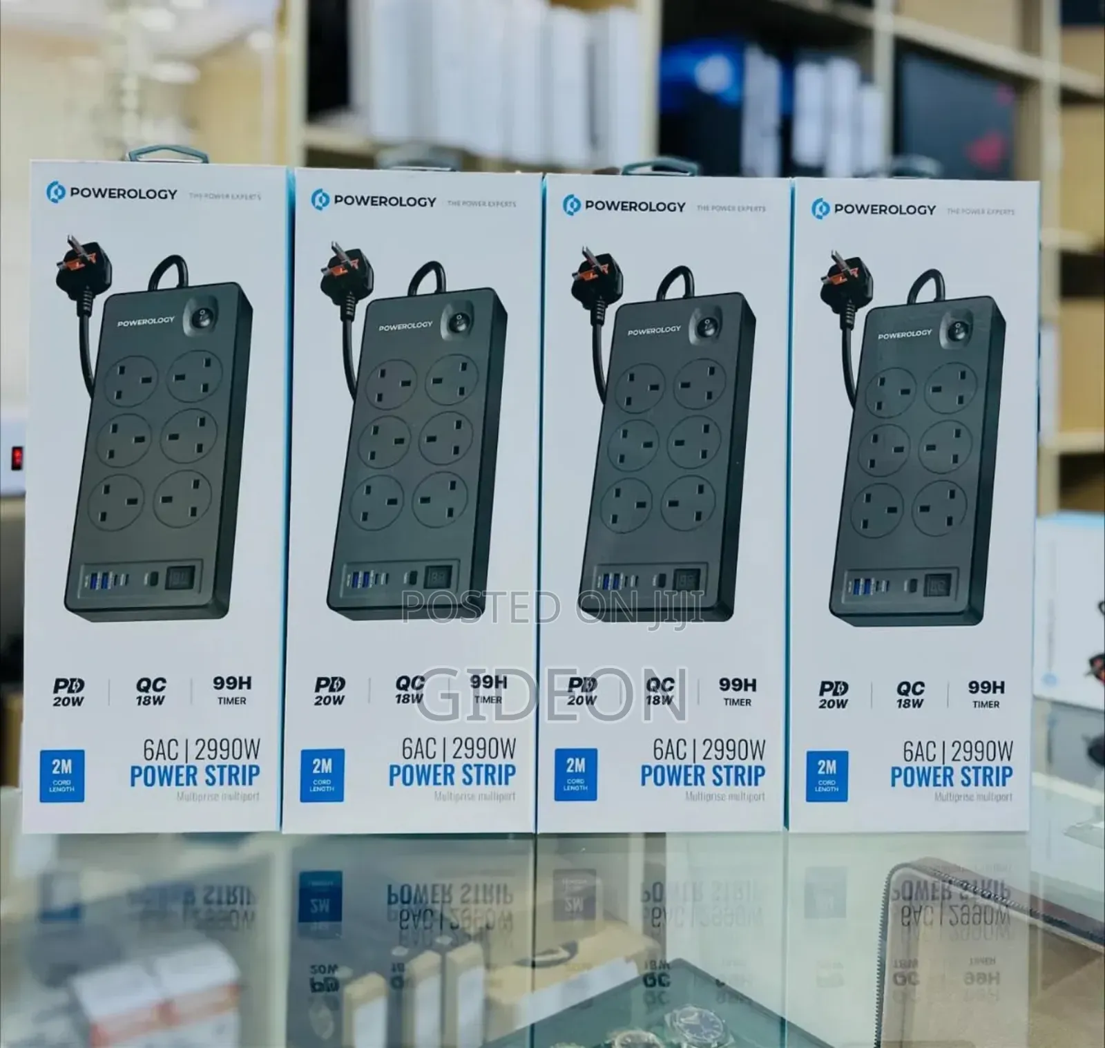 Powerology Power Strip Multiprise Multiport
